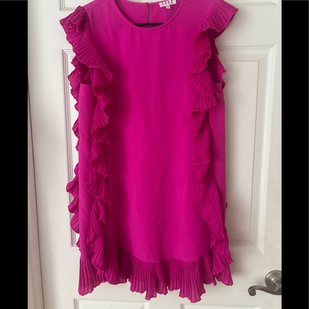 TCEC hot pink dress